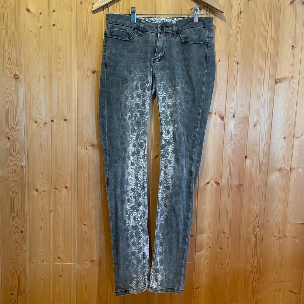 Insight leopard skinny denim